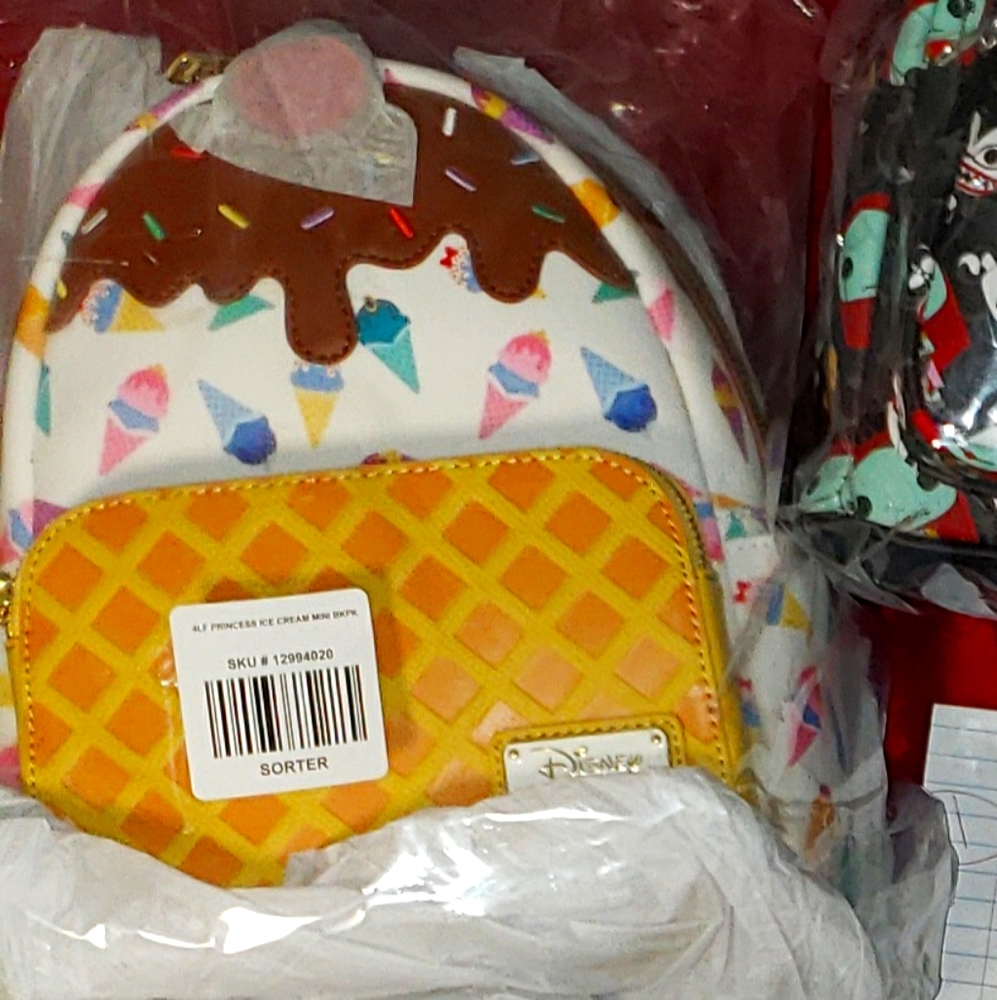 Loungefly Disney Princess Ice Cream mini backpack